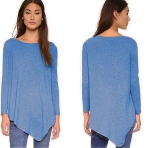 Like New Joie Blue Wool Cashmere Tunic/Sweater, Size 6.